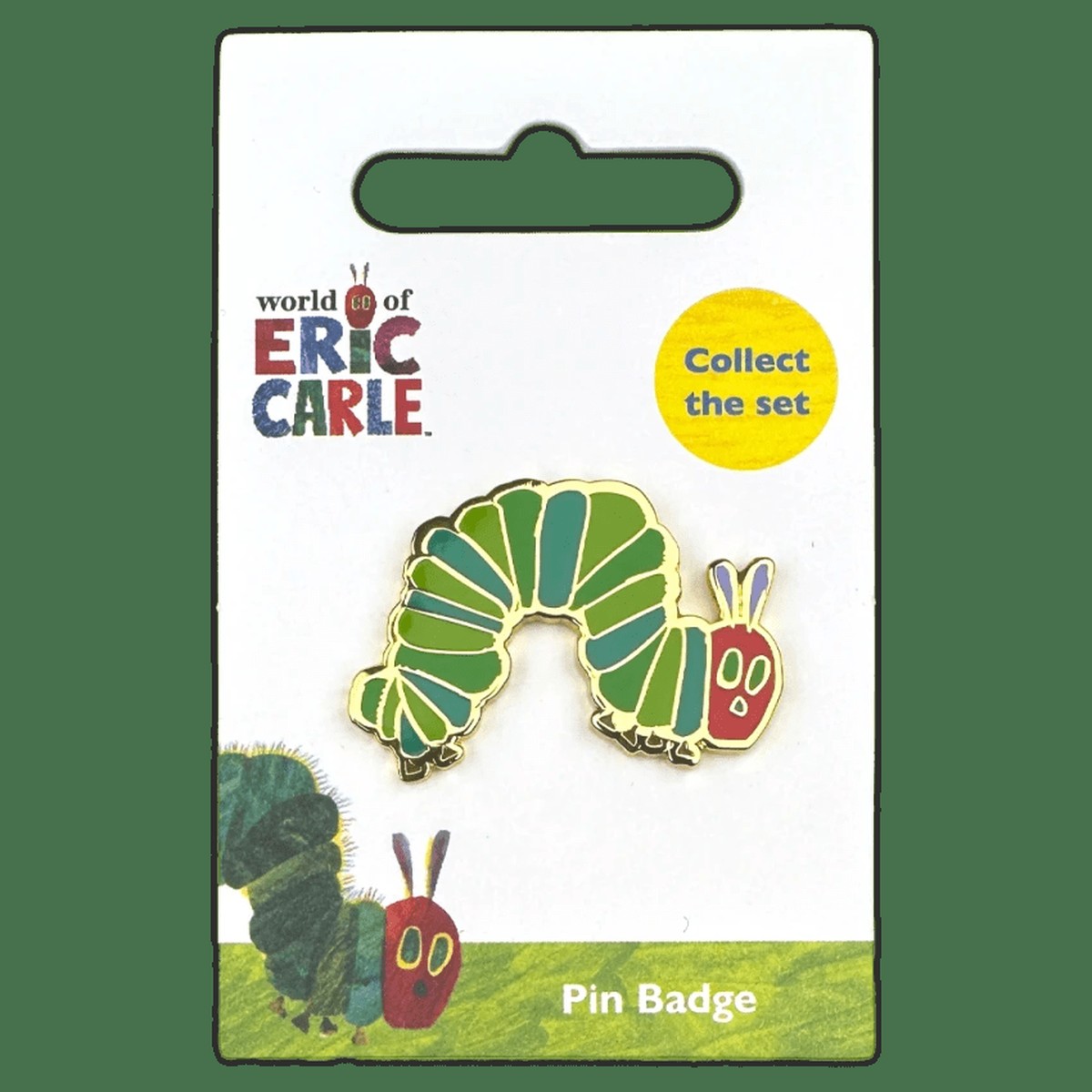 The Very Hungry Caterpillar Pin Badge / Κονκάρδα Μια Πολύ Πεινασμένη Κάμπια