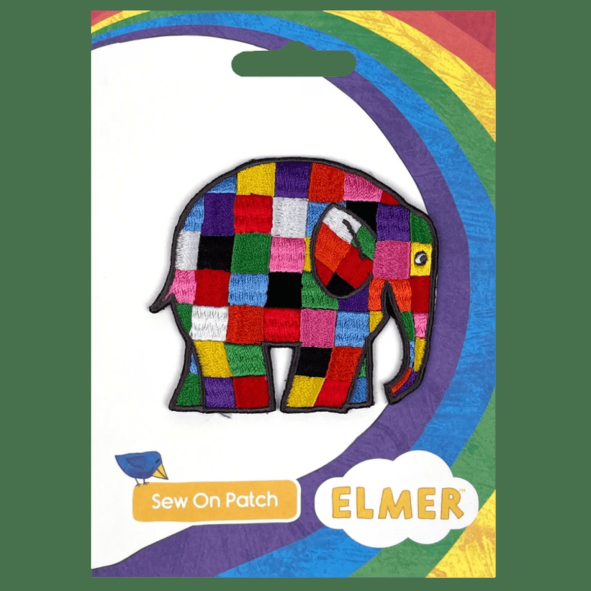 Elmer Walking Right Sew / Iron On Patch