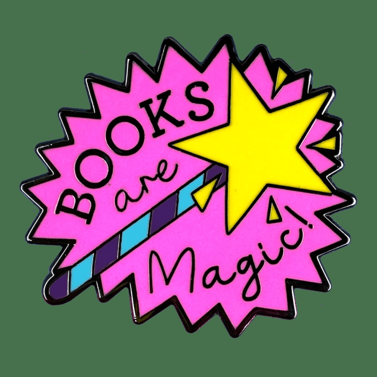 Books Are Magic Pin Badge / Κονκάρδα Μαγεία των Βιβλίων World Book Day