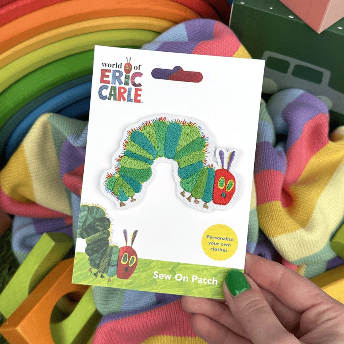 Caterpillar Sew / Iron On Patch - The Very Hungry Caterpillar