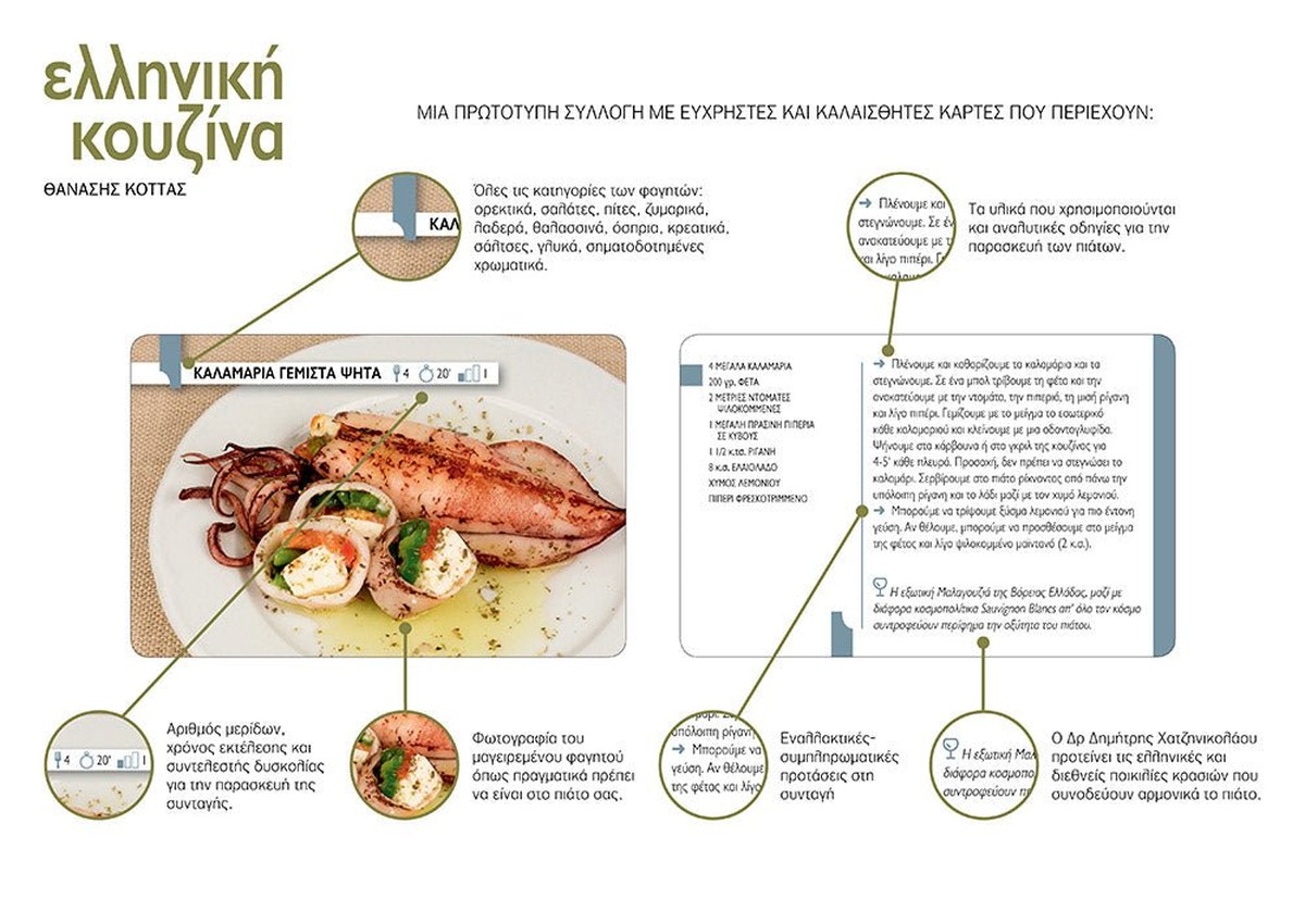 Ελληνική κουζίνα - Θανάσης Κόττας / Δημήτρης Χατζηνικολάου