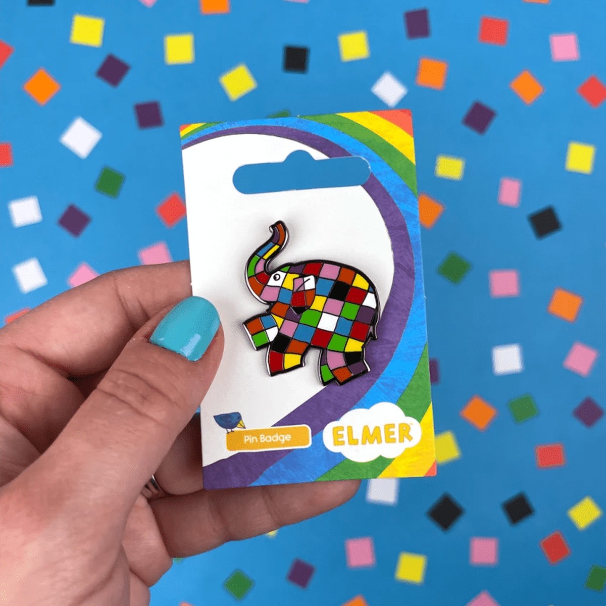 Elmer Jumping Left Pin Badge / Κονκάρδα Έλμερ