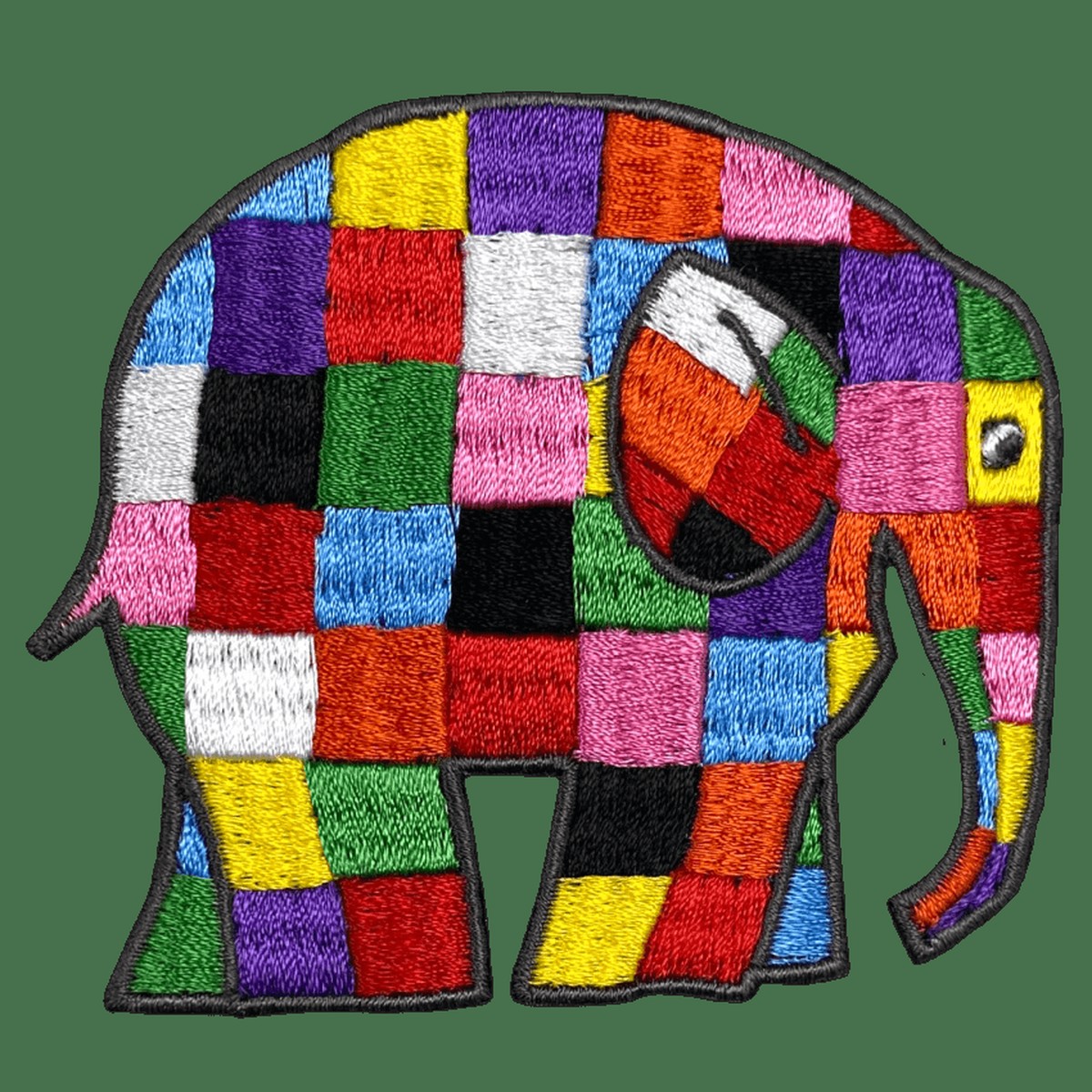 Elmer Walking Right Sew / Iron On Patch