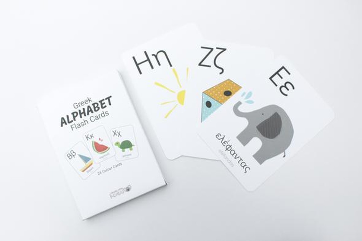 Greek Alphabet Flash Cards - Clever Little Koalas