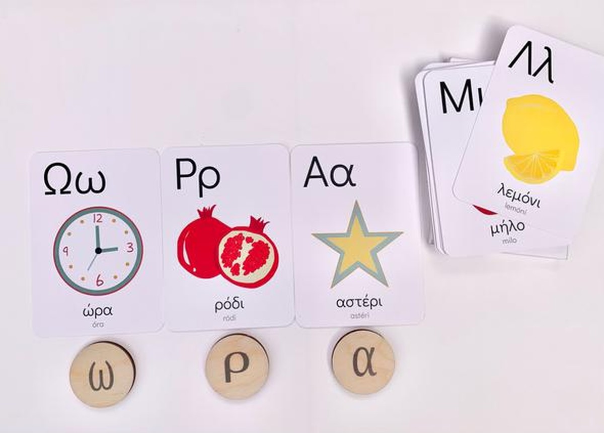 Greek Alphabet Flash Cards - Clever Little Koalas
