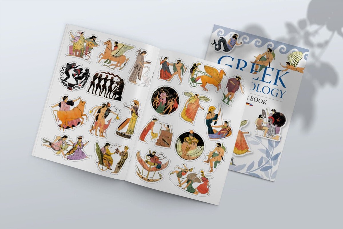 Greek Mythology Sticker Book - Στέλλα Καλογεράκη