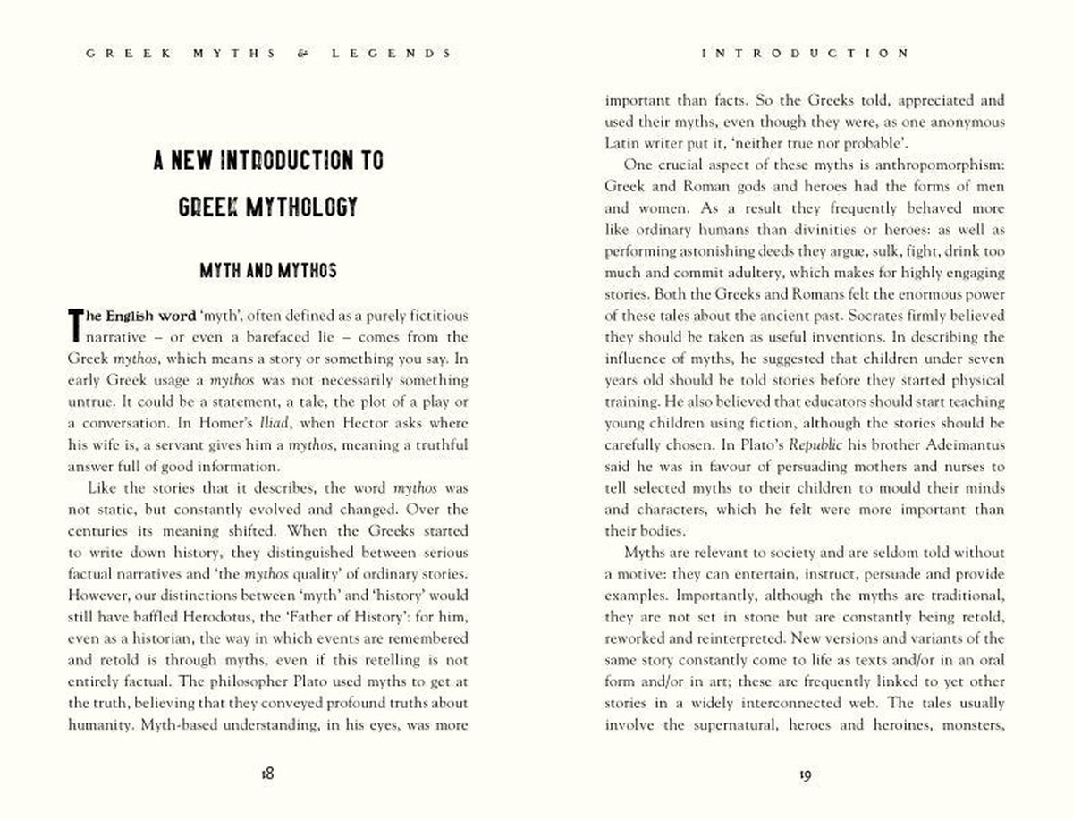 Greek Myths & Legends : Tales of Heroes, Gods & Monsters
