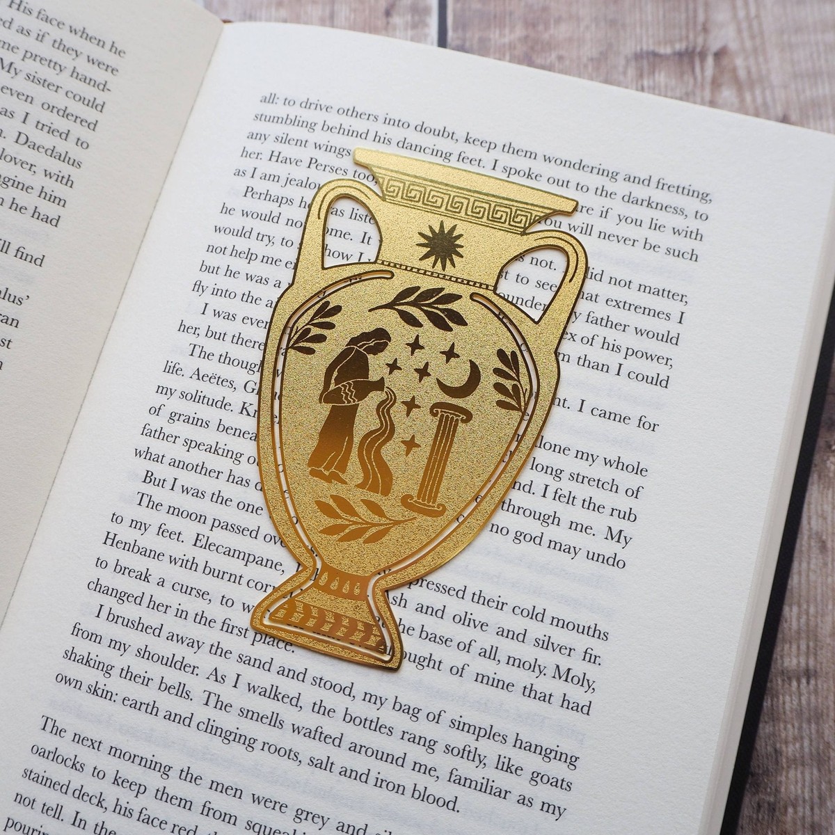 Greek Vase Brass Bookmark / Μεταλλικός Σελιδοδείκτης Greek Vase