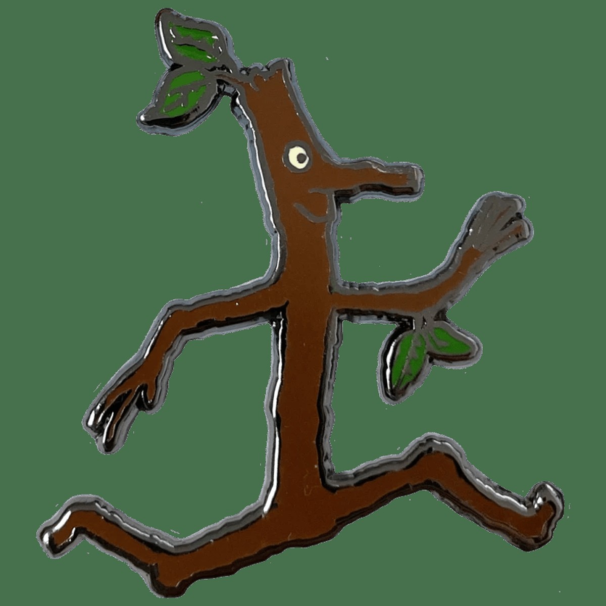 Stick Man Character Pin Badge / Κονκάρδα Ξυλαράκης
