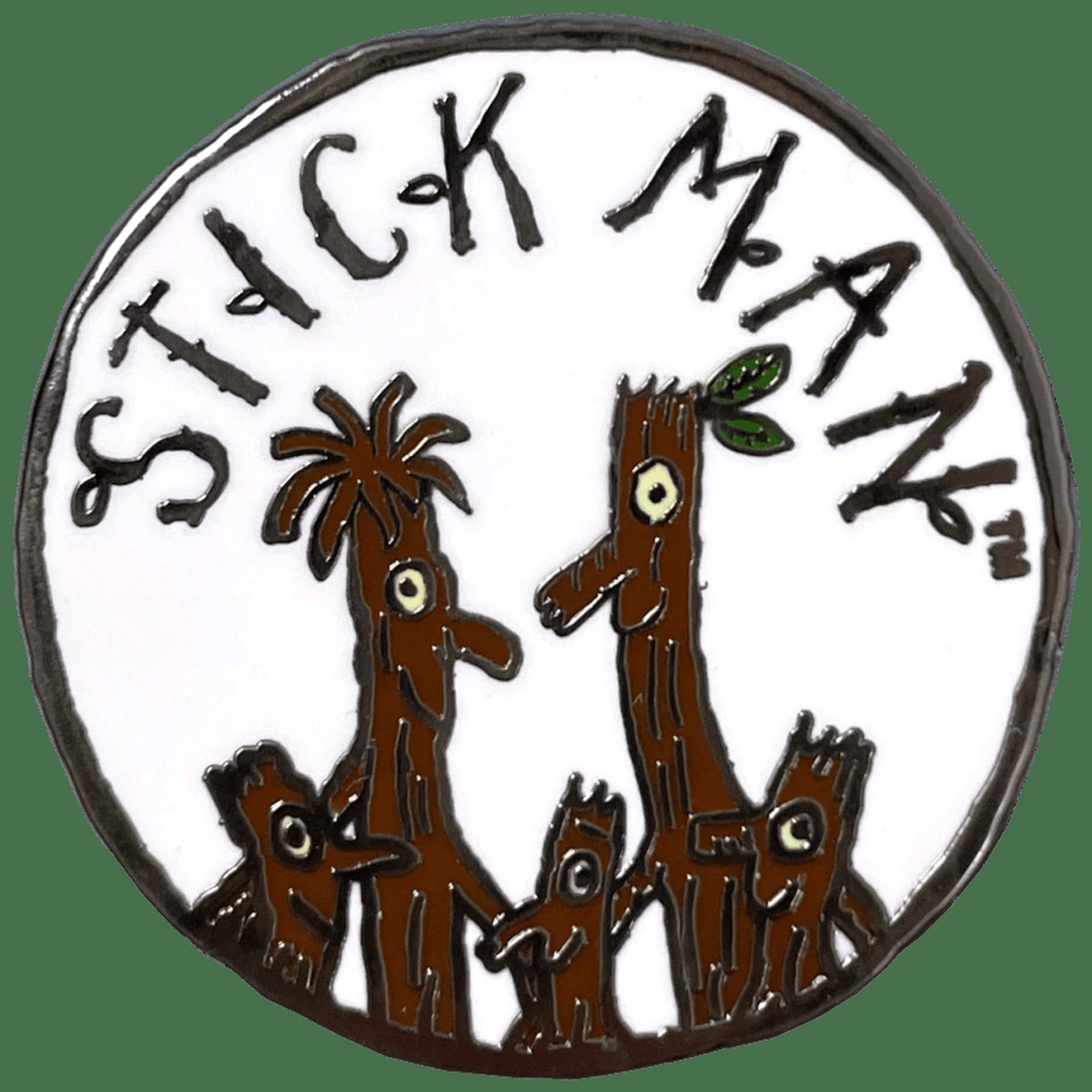 Stick Man Logo Pin Badge / Κονκάρδα Ξυλαράκης