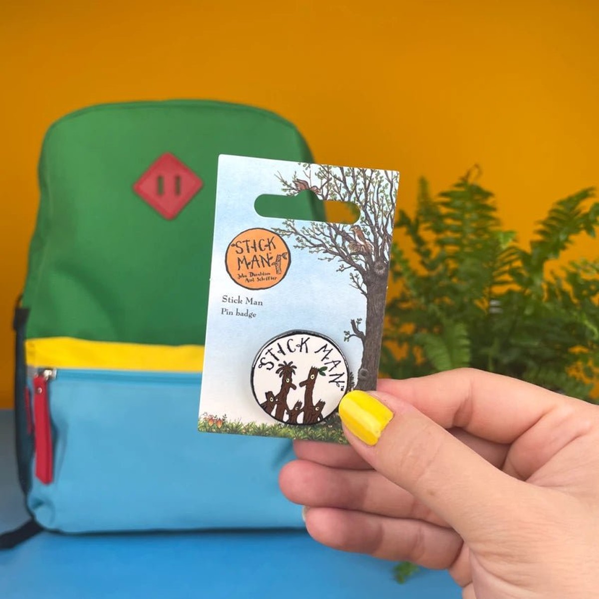 Stick Man Logo Pin Badge / Κονκάρδα Ξυλαράκης