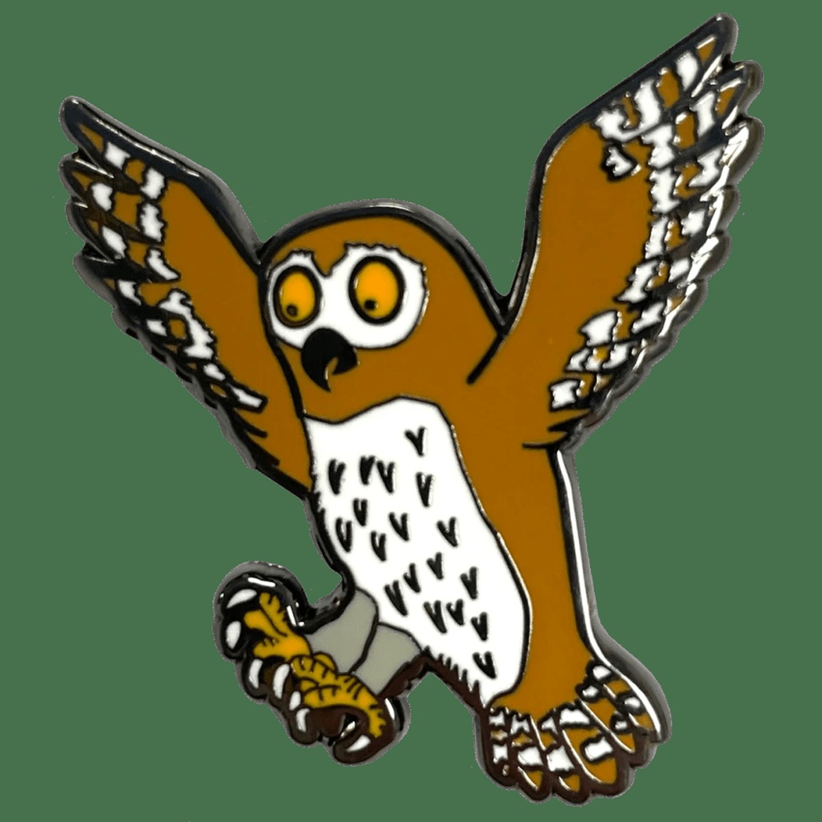 Owl Character Pin Badge / Κονκάρδα Γκρούφαλο Κουκουβάγια