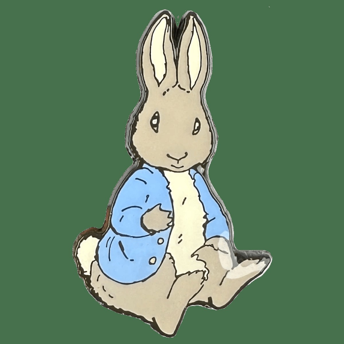Peter Rabbit Sitting Pin Badge / Κονκάρδα Peter Rabbit