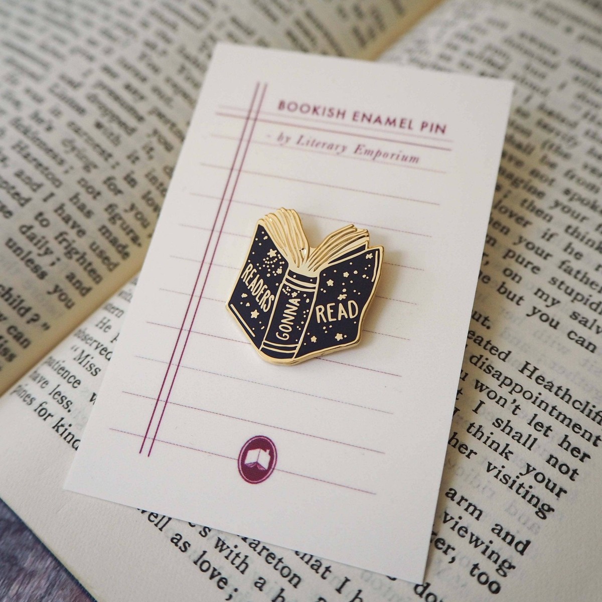 Readers Gonna Read - Book Lover Enamel Pin Badge - Reading / Κονκάρδα Βιβλιοφάγου