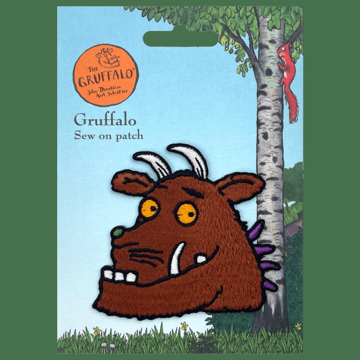 Gruffalo Head Sew / Iron On Patch - Γκρούφαλο