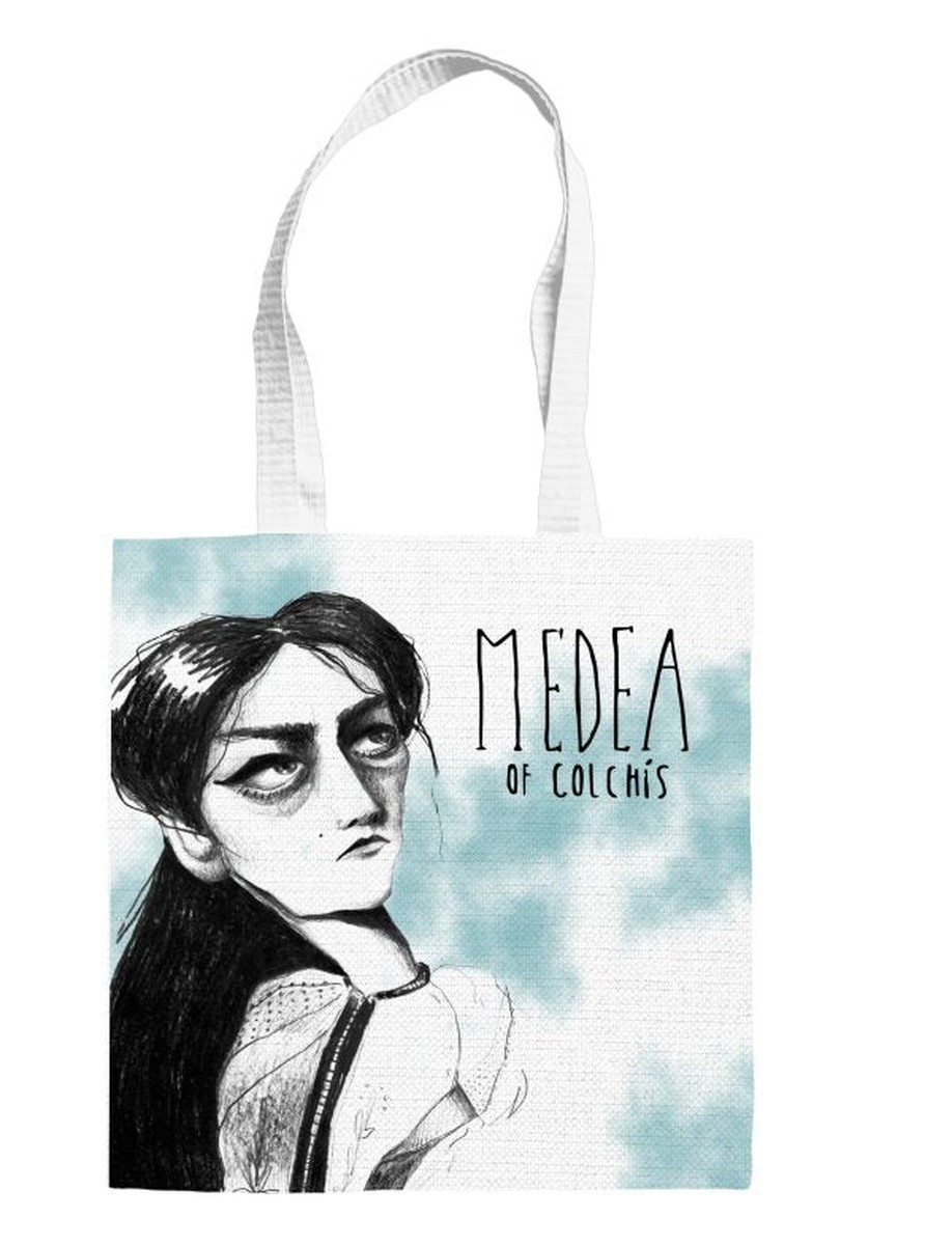 Medea of Colchis Tote Bag / Τσαντα Υφασματινη Σουετ Medea of Colchis