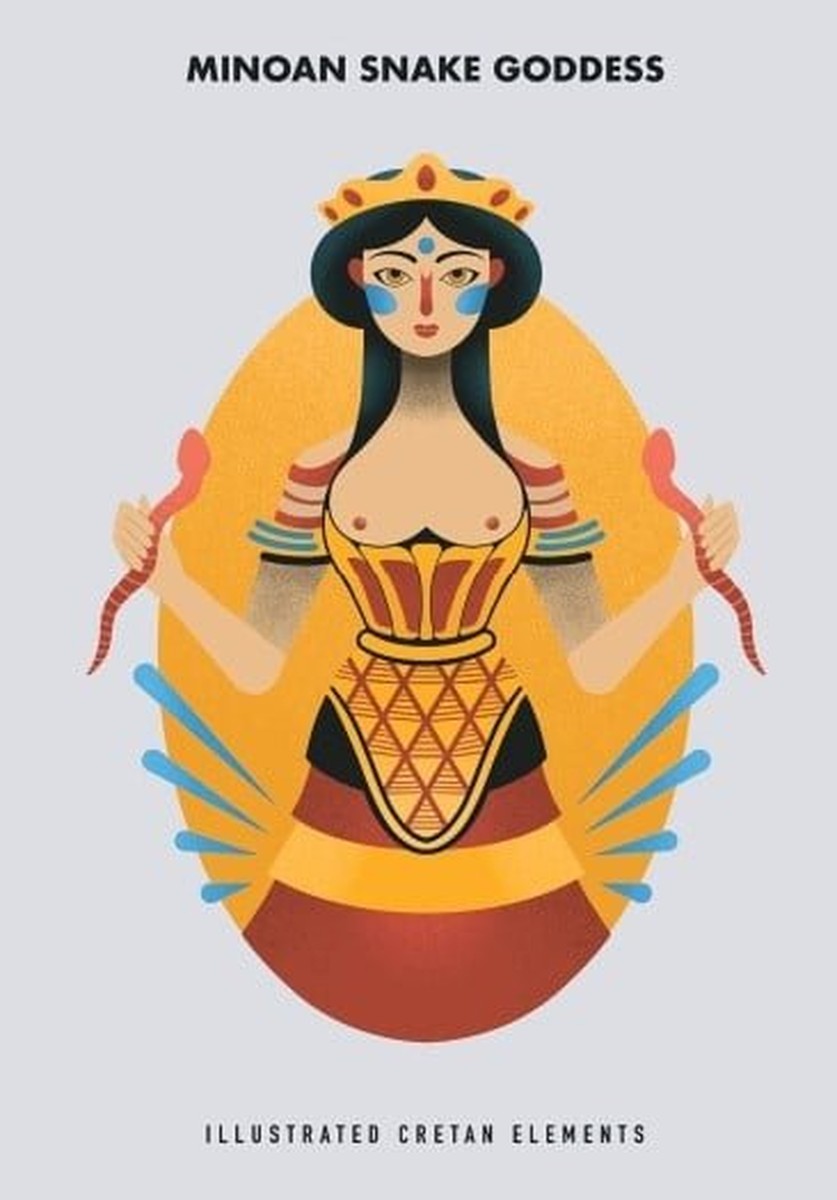 Minoan Snake Goddess Notebook