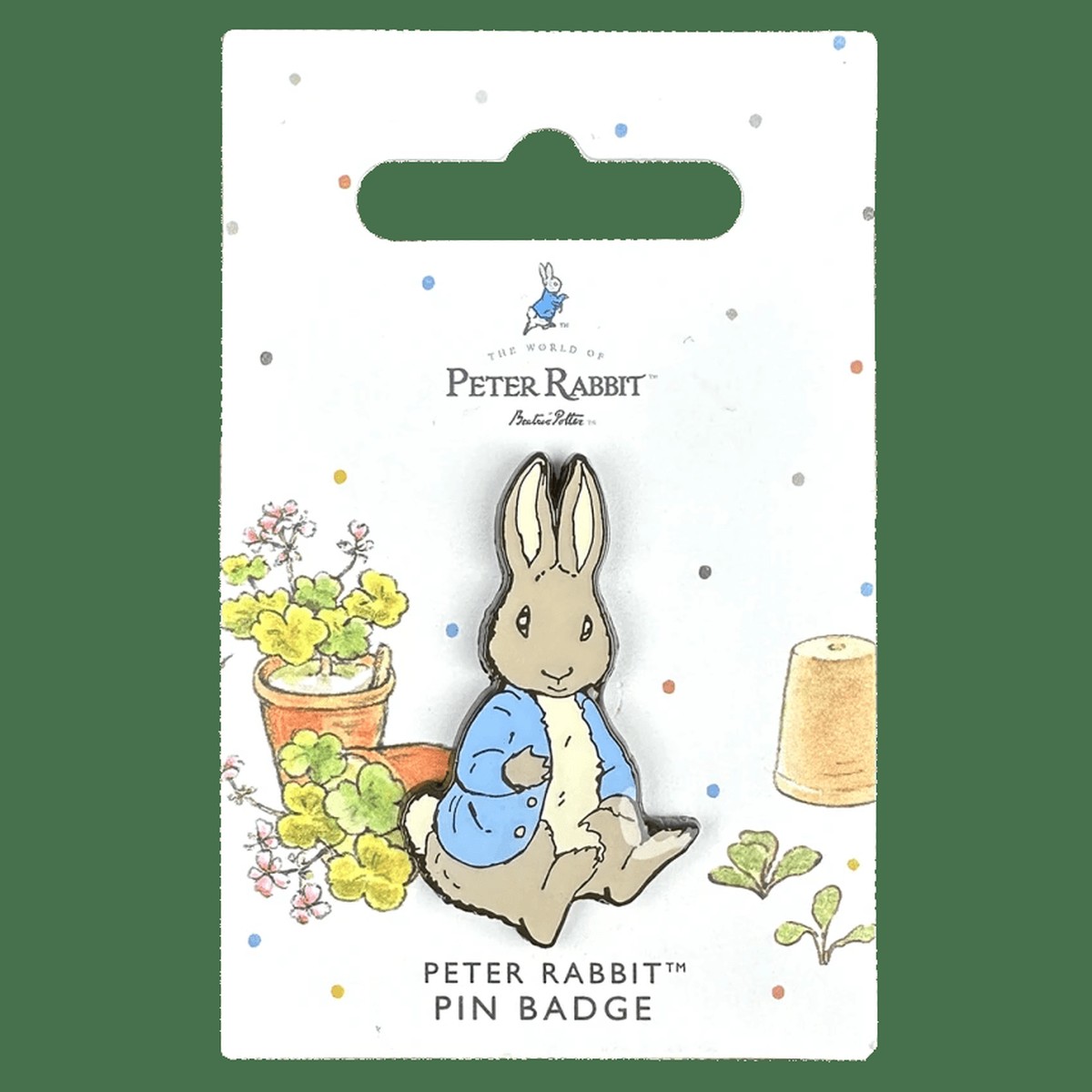 Peter Rabbit Sitting Pin Badge / Κονκάρδα Peter Rabbit