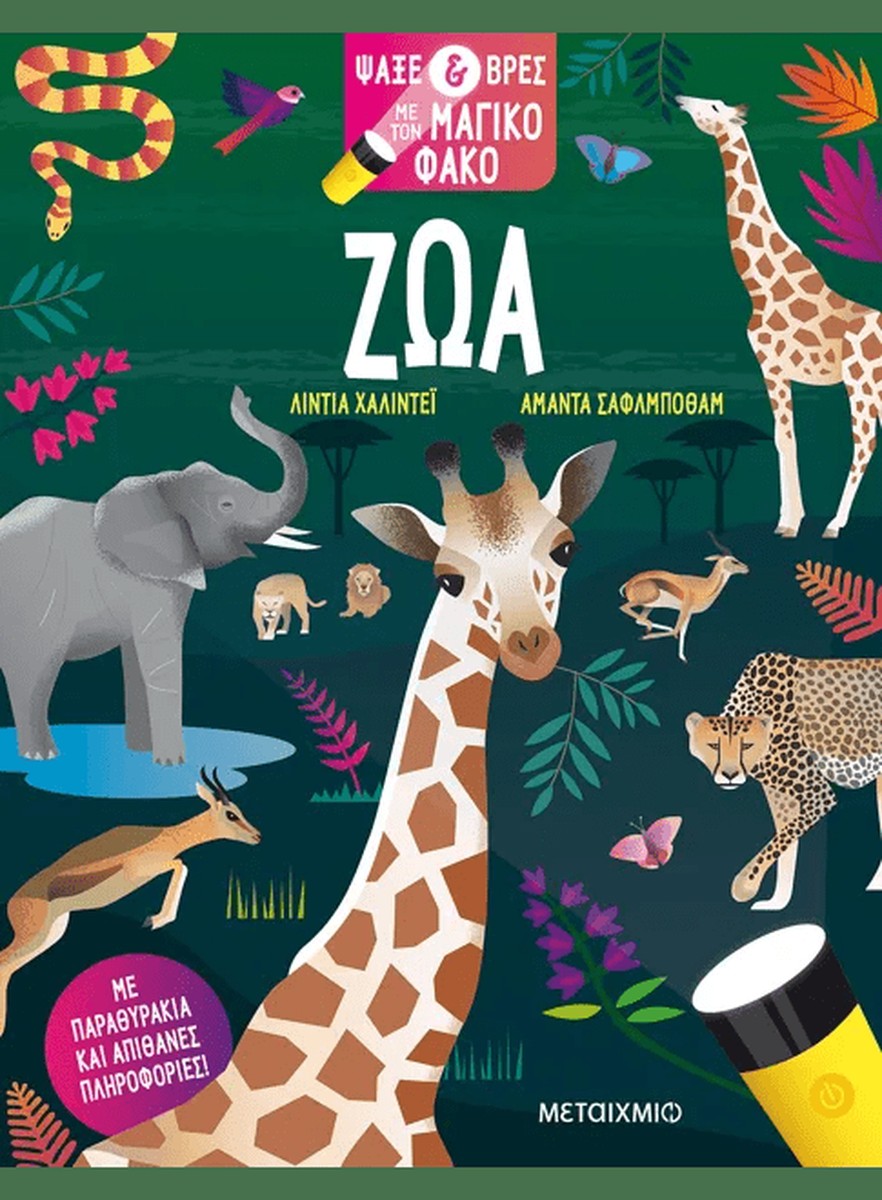 Ψάξε & βρες με τον μαγικό φακό: Ζώα - Lydia Halliday (Interactive / Διαδραστικό)