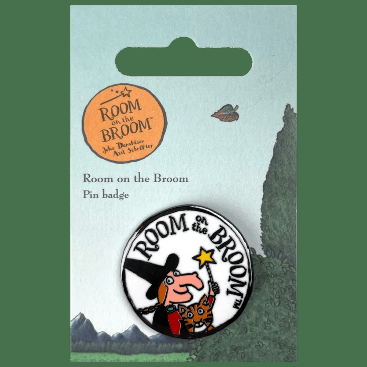 Room on the Broom Logo Pin Badge / Κονκάρδα Μια Σκούπα μα τι Σκούπα