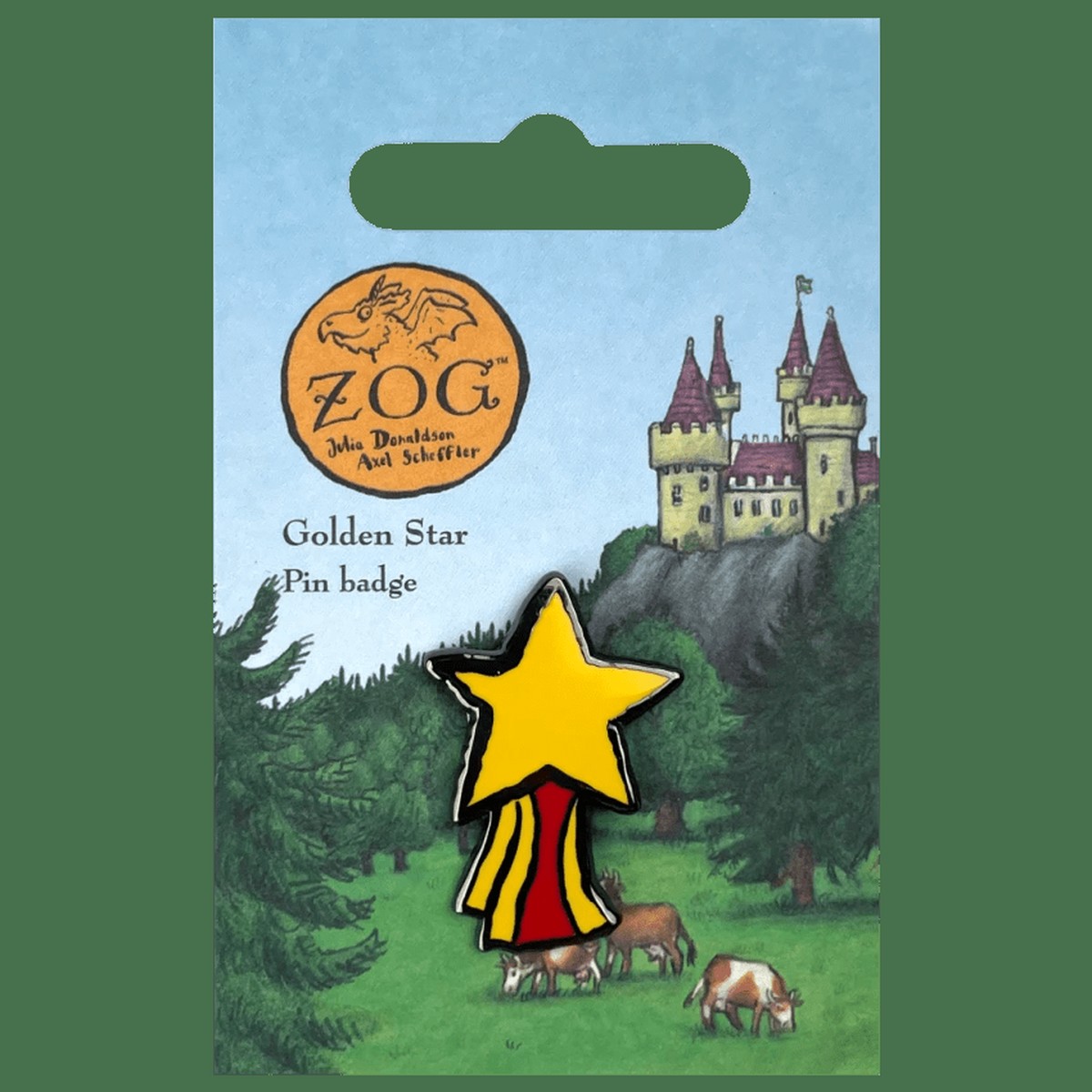 Zog Golden Star Pin Badge / Κονκάρδα Ζογκ Αστέρι