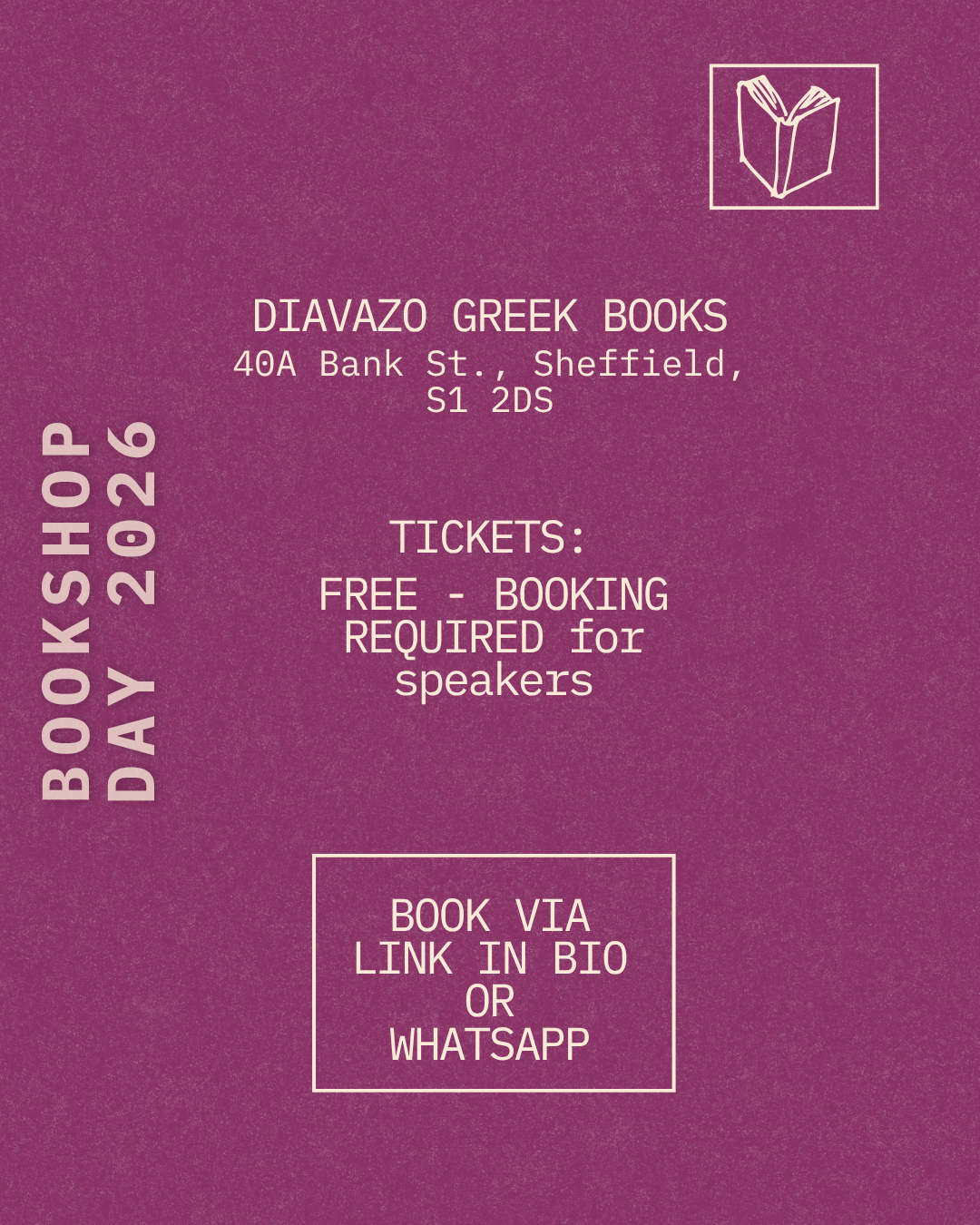 Bookshop Day 2026: Open Mic for Book Lovers
